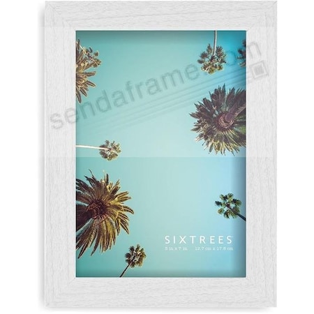 Sixtrees WD20357 5 X 7 In. Ethan Frame  White